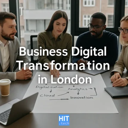 Business digital transformation strategy session in London