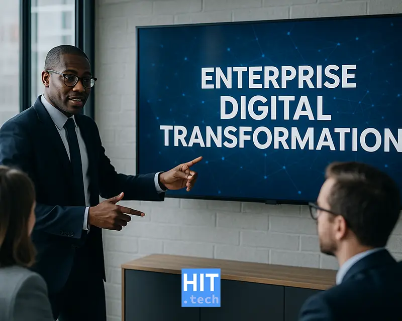 London enterprise undergoing digital change with consultants